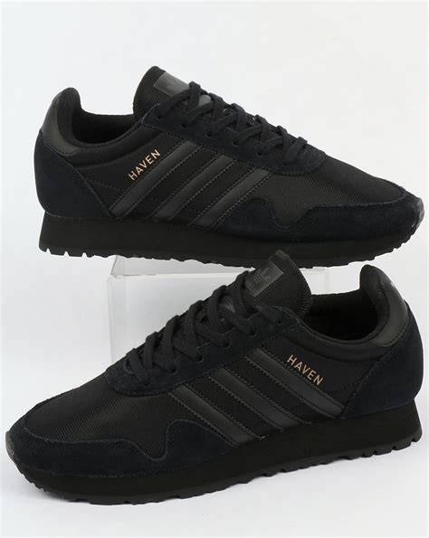 adidas mens sneakers black|Adidas all black originals.